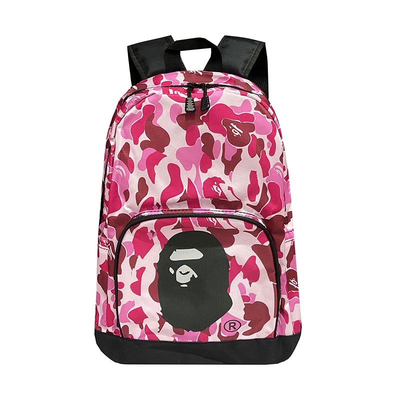 Cloth backpack A Bathing Ape Pink in Cloth - 23971198